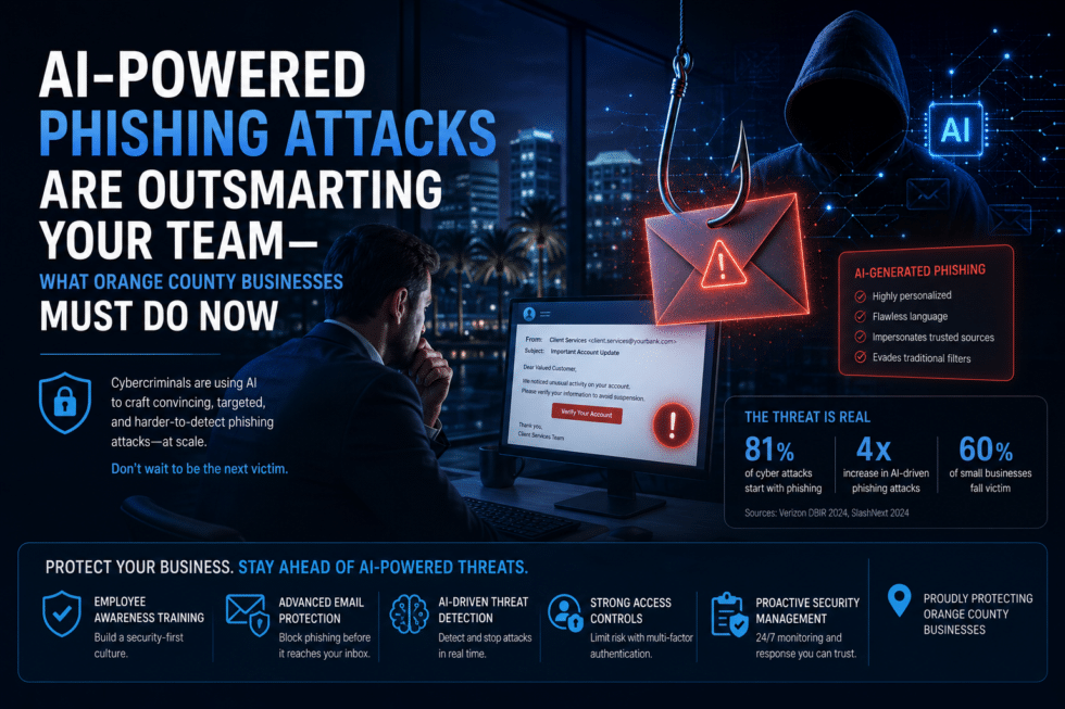 AI Phishing Attacks in Orange County | TechHeights