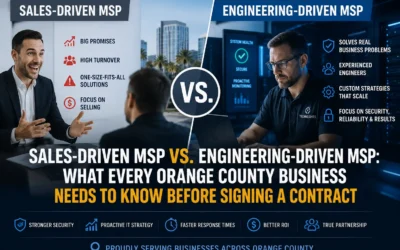 Sales-Driven MSP vs. Engineering-Driven MSP: What Every Orange County Business Needs to Know Before Signing a Contract